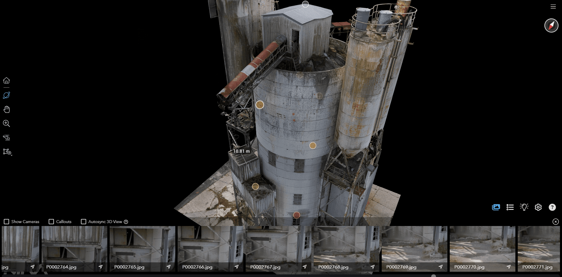 CAD model visualization with assembly hierarchy
